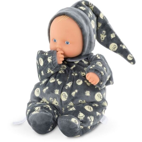 Mon Doudou COROLLE - Babipouce Brille dans la Nuit - 28 cm - senteur de vanille - des la naissance