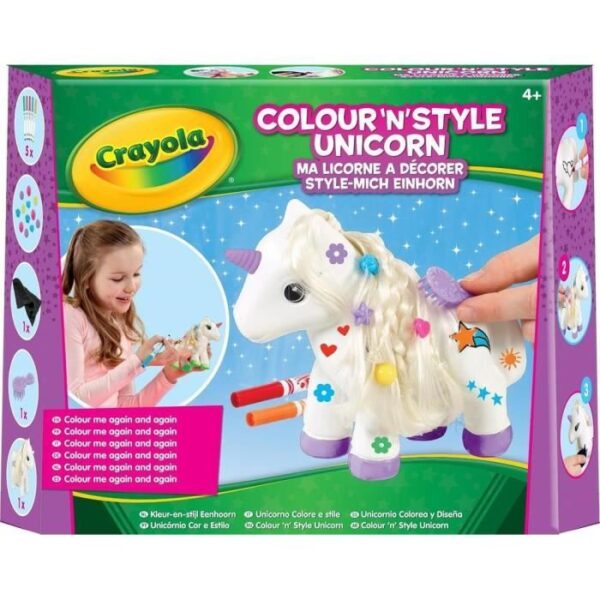 Crayola - Ma licorne a décorer - Fille - Multicolore - A partir de 4 ans