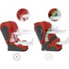 Siege Auto Pallas G i-Size Plus - Groupe 2/3 - Hibiscus Red - CYBEX – Image 6