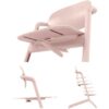CYBEX - Chaise haute évolutive - Pack 3 en 1 -  LEMO 2 - Rose - Réglable en hauteur et en profondeur - Set bébé inclus – Image 2