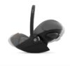 Coque Auto bébé Cloud G CYBEX i-Size - Inclinable - Tissu respirant - Homologation avion - Moon Black – Image 4