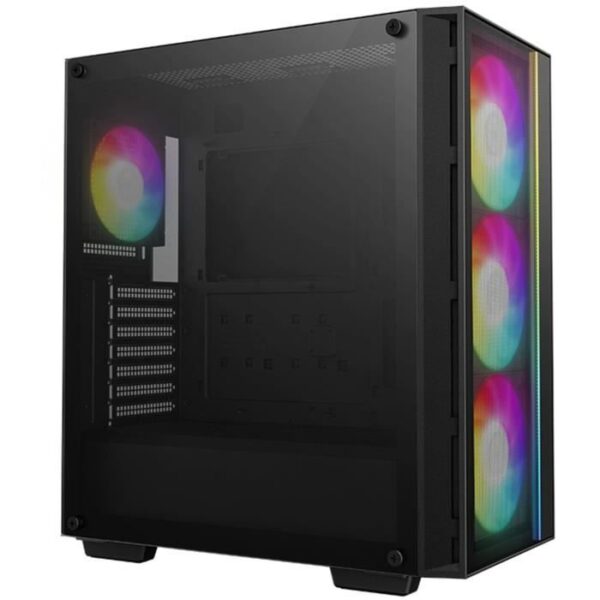 Boîtier PC - DEEPCOOL - MATREXX 55 V4 Mesh C - Moyen tour - ATX - Verre trempé - Façade Mesh - ARGB - Noir