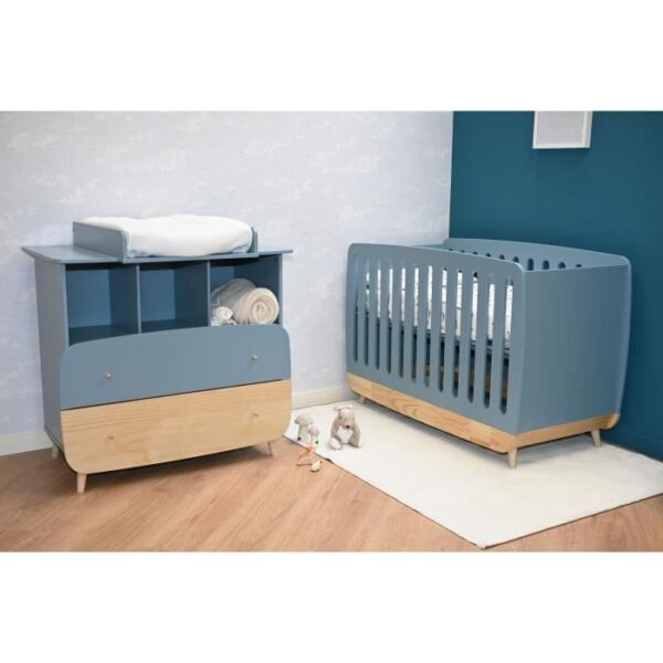 Ens. lit bébé 70 x 140 Kit évolutif