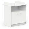 Commode a langer 2 portes, 1 niche - HELICIA - Blanc mat - 79,6 x 70 x 94,4 cm - DEMEYERE – Image 6