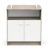 1 niche - HELICIA - Blanc mat & Chene kronberg - 79