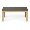 Table a manger seule AUSTIN - 6 personnes - Décor chene Hamilton et Sidewalk - L179  x P 90  x H 77 cm - DEMEYERE – Image 3