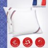 DODO Lot de 2 Oreillers MERIBEL Plumettes 60x60cm – Image 6