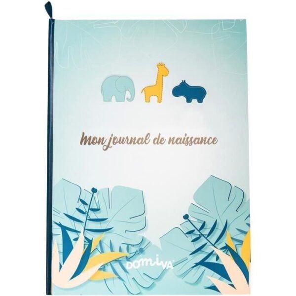 DOMIVA Livre naissance Zanimo - Bleu - 31