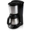 Cafetiere filtre - DOMO - DO709K - 1000 W - 1 L - 8 tasses - Ecran LCD - Minuteur 24 h - Acier inoxydable – Image 5
