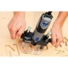 Defonceuse plongeante DREMEL 335 - Pour outil multi-usage type 3000 ou 4000 - Bois - Gris – Image 2