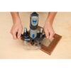 Defonceuse plongeante DREMEL 335 - Pour outil multi-usage type 3000 ou 4000 - Bois - Gris – Image 3