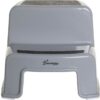 Tabouret marchepied - DREAMBABY - 2 Up - Antidérapant et texturé - Jusqu'a 80 kg pour les petits et les adultes - Gris et Noir – Image 2