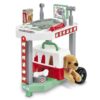 Jouet pour enfant - Clinique vétérinaire - Table d'examen roulante avec accessoires pour chien en peluche – Image 2