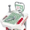Jouet pour enfant - Clinique vétérinaire - Table d'examen roulante avec accessoires pour chien en peluche – Image 4