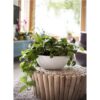 Pot de fleur EDA Plastique Rond Graphit Up Blanc cérusé Ø 40 cm 14,9 L – Image 4