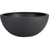 Pot de fleur EDA Plastique Rond Graphit Up Gris anthracite Ø 40 cm 14