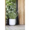 Pot de fleurs - EDA PLASTIQUE - Graphit'Up - Rond - Blanc cérusé - 67 L – Image 2