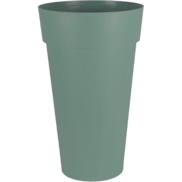 EDA Pot de Fleur Vase Haut XXL TOSCANE Ø 48 cm - Volume 90 L - Ø 48 x H.80 cm - Vert laurier