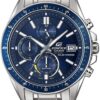 Montre en acier inoxydable EDIFICE - CASIO - Gris - Quartz - Verre saphir – Image 3