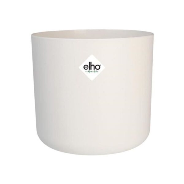 ELHO B.for Soft Pot de fleurs rond 35 - Blanc - Ø 35 x H 32 cm - intérieur - 100% recyclé