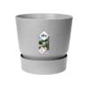 ELHO Greenville Pot de fleurs rondØ 47 x H 44 cm - extérieur - 100 47 - Gris - % recyclé – Image 2