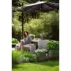 Planteur Ovale GREENVILLE - Plastique  - Avec roulettes - Ø60 - Leaf Green – Image 5