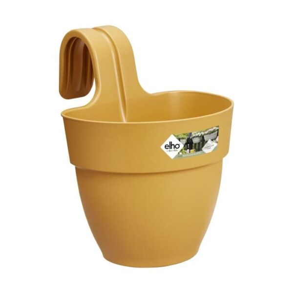 Pot de fleurs - ELHO - Vibia Campana Easy Hanger Small - Jaune - Rond - 2