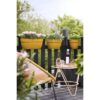 Planteur ELHO - Vibia Campana Easy Hanger Medium - Jaune Miel - Balcon extérieur – Image 2