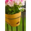 Planteur Rectangle VIBIA - Plastique - Réservoir - Ø50 - Jaune Miel – Image 4