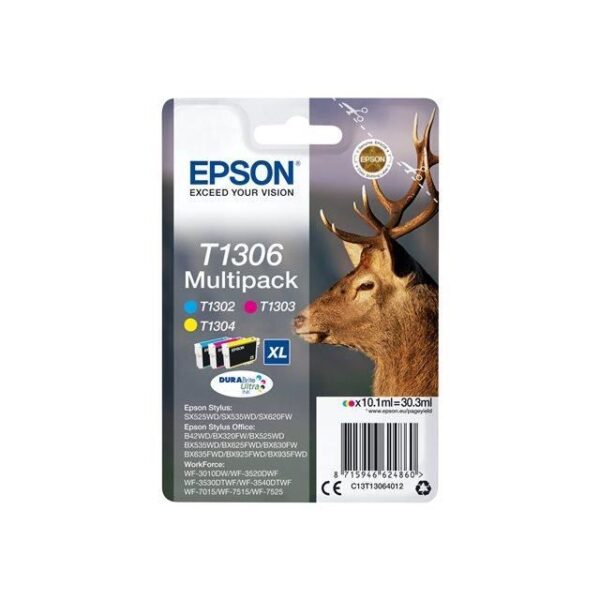 EPSON Multipack T1306 - Cerf - Cyan