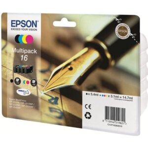 EPSON Multipack T1626 - Stylo Plume - Noir