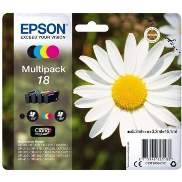 EPSON Multipack T1806 - Pâquerette - Noir