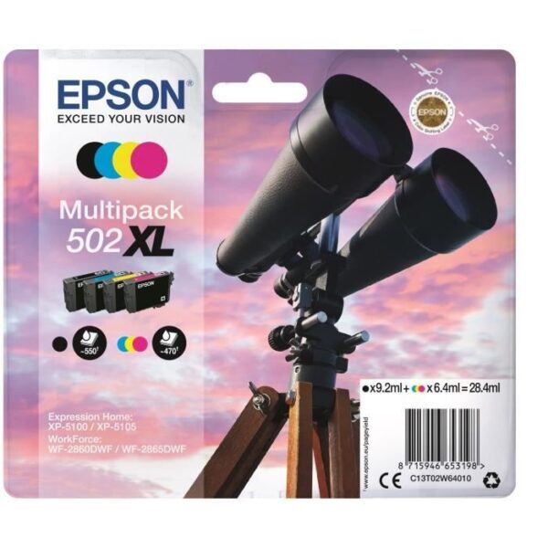 EPSON Multipack 502 XL - Jumelles - Noir