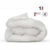 Couette anti-acariens - 220 x 240 cm - Chaude - 400 g/m² 2 personnes - Blanc - ABEIL – Image 2