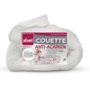 Couette anti-acariens - 220 x 240 cm - Chaude - 400 g/m² 2 personnes - Blanc - ABEIL – Image 4