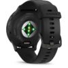 boîtier noir et bracelet en silicone noir