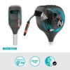 Dévidoir automatique sur pic RollUp S 15 m - GARDENA - Liseret bleu - Enroulement automatique du tuyau – Image 2