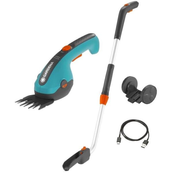 Cisaille a gazon ClassicCut Li - GARDENA - Manche télescopique - Roues - 3