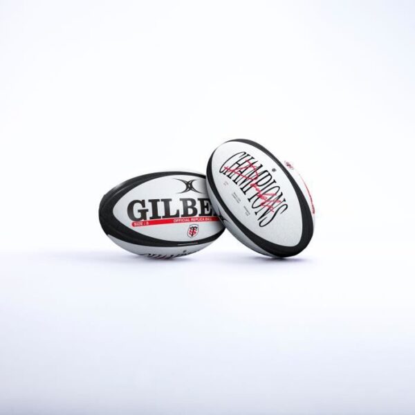 Ballon de rugby - Stade Toulousain - GILBERT - Replica double champion - Mini