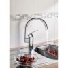 Mitigeur d'évier tube pivotant WAVE COSMOPOLITAN monocommande - GROHE - 32449-001 – Image 2