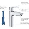 Mitigeur lavabo GROHE Quickfix Start 2021 avec tirette et vidage taille M – Image 4