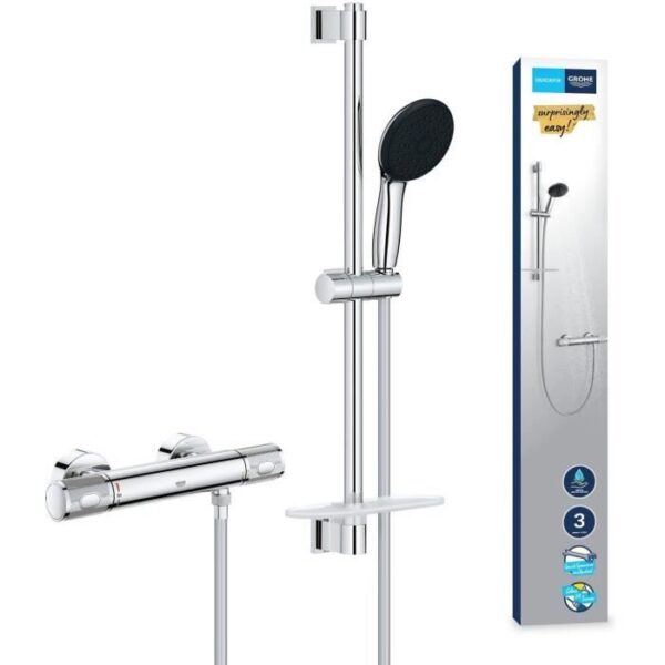 Ensemble de douche avec mitigeur thermostatique