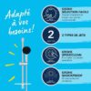 flexible et tablette- GROHE Vitalio Start 110 26952001 - Economie d'eau - Chromé