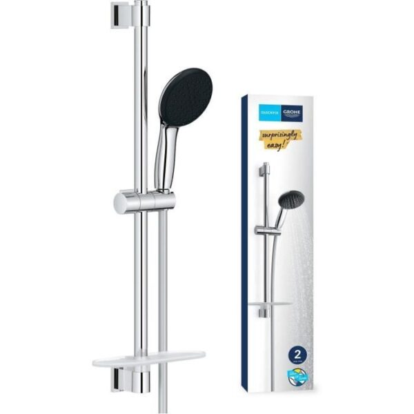 Ensemble de douche avec pommeau 2 jets