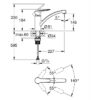 GROHE Start - 324412432 - Robinet de cuisine - Mitigeur monocommande évier - Noir mat - Bec bas - Rotation 140° – Image 4