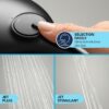 Colonne de douche avec inverseur manuel - Economie d'eau - GROHE Vitalio Start System 250 - Noir Mat - 266802431 – Image 6