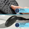 Pommeau de douche - GROHE Vitalio Start 110 279462431 - 2 jets (Pluie/Stimulant) - Economie d'eau - Procédé anti-calcaire - Noir Mat – Image 6