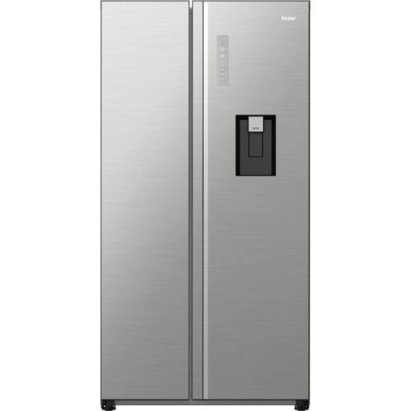 Réfrigérateur américain - HAIER - HSW59F18DWMM - 601L -Distributeur d'eau - Classe D - 177