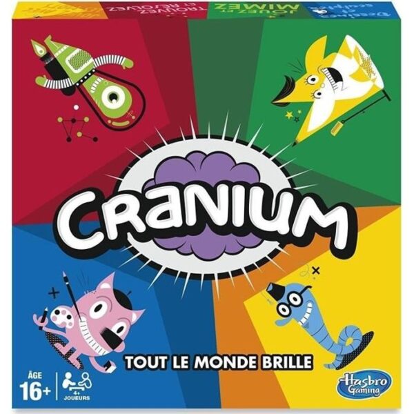 CRANIUM - Jeu de societe - Jeu d'ambiance adultes pour apéros et soirées - Version francaise