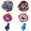 Beyblade X Dual Pack Beat Tyranno 4-70Q et Knife Shinobi 4-80HN, 2 toupies de compétition a rotation droite authentiques Takara Tomy – Image 3